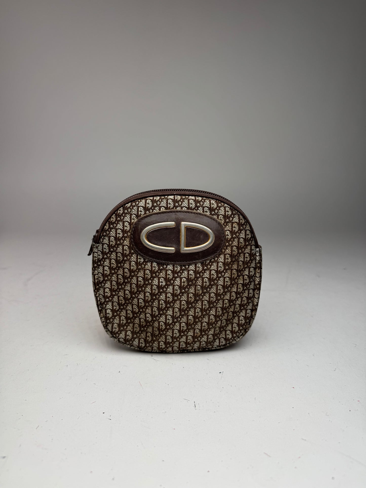 Vintage Dior Oblique Monogram Belt Bag Brown beige