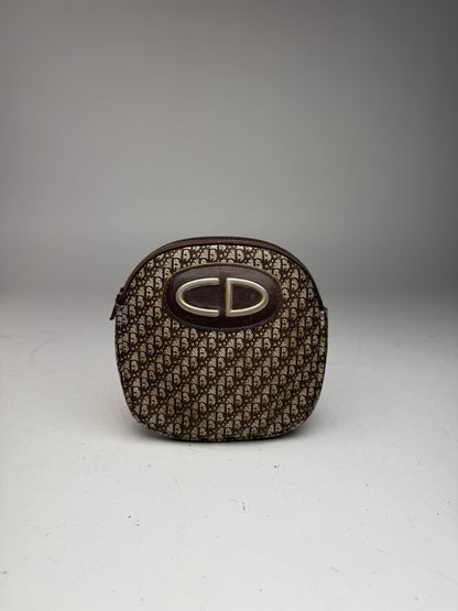 Vintage Dior Oblique Monogram Belt Bag Brown beige