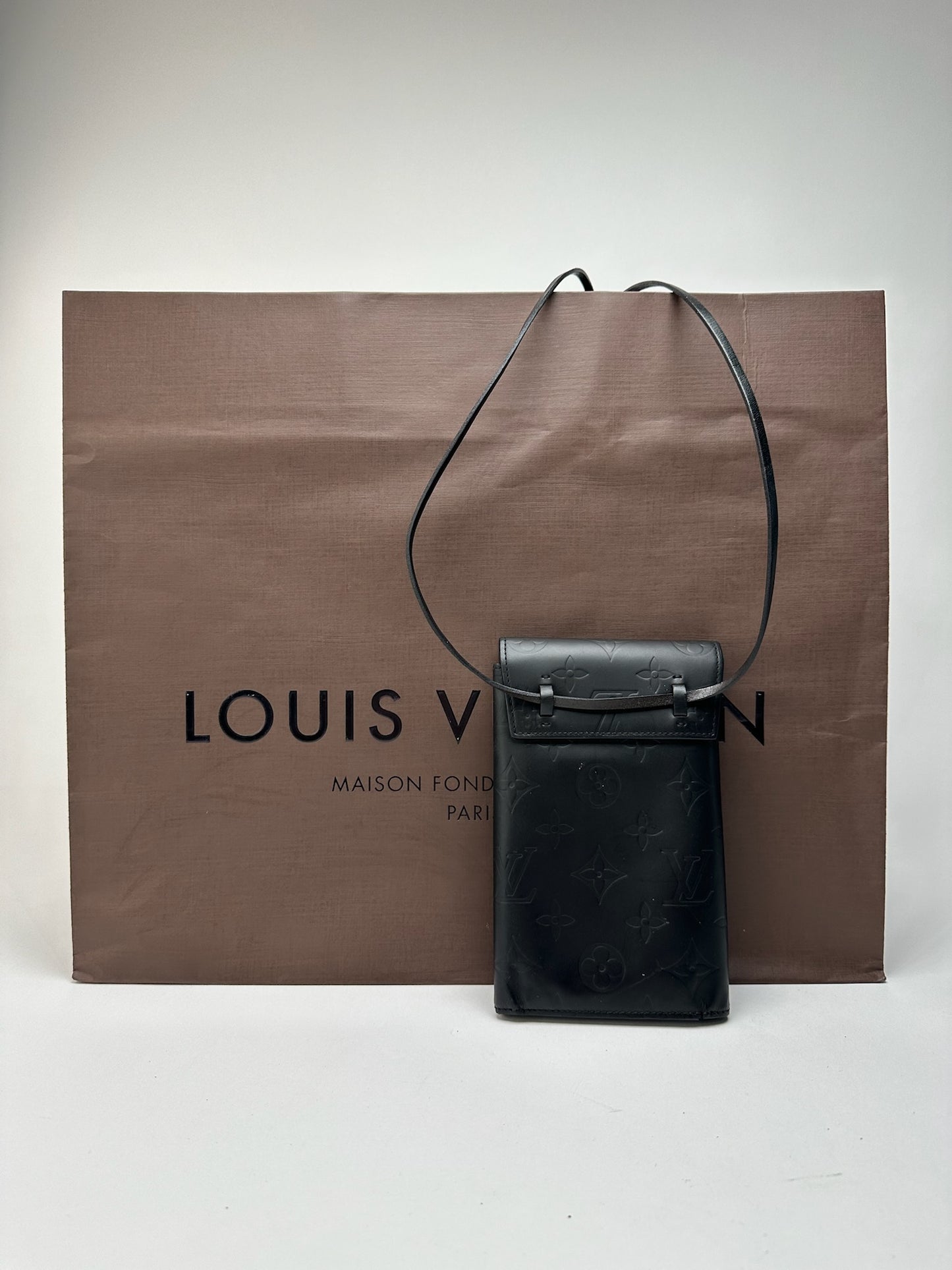 Vintage Louis Vuitton Vernis Leather Bag black