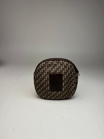 Vintage Dior Oblique Monogram Belt Bag Brown beige
