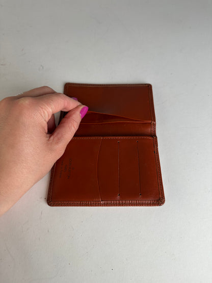 Vintage Louis Vuitton EPI Leather Card Holder Brown
