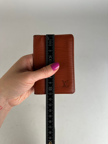 Vintage Louis Vuitton EPI Leather Card Holder Brown
