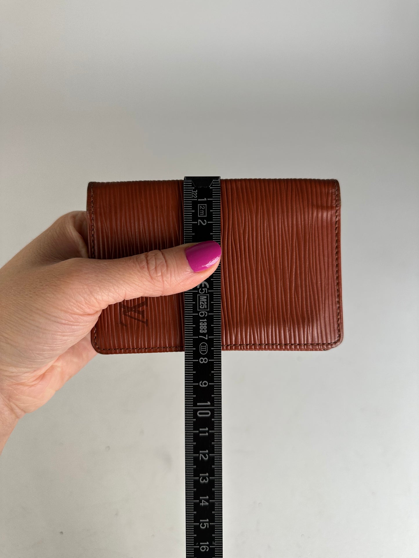 Vintage Louis Vuitton EPI Leather Card Holder Brown