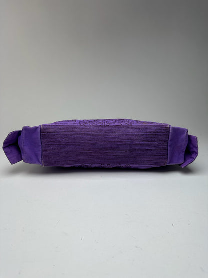 Sac en coton Tamasha vintage Issey Miyake violet