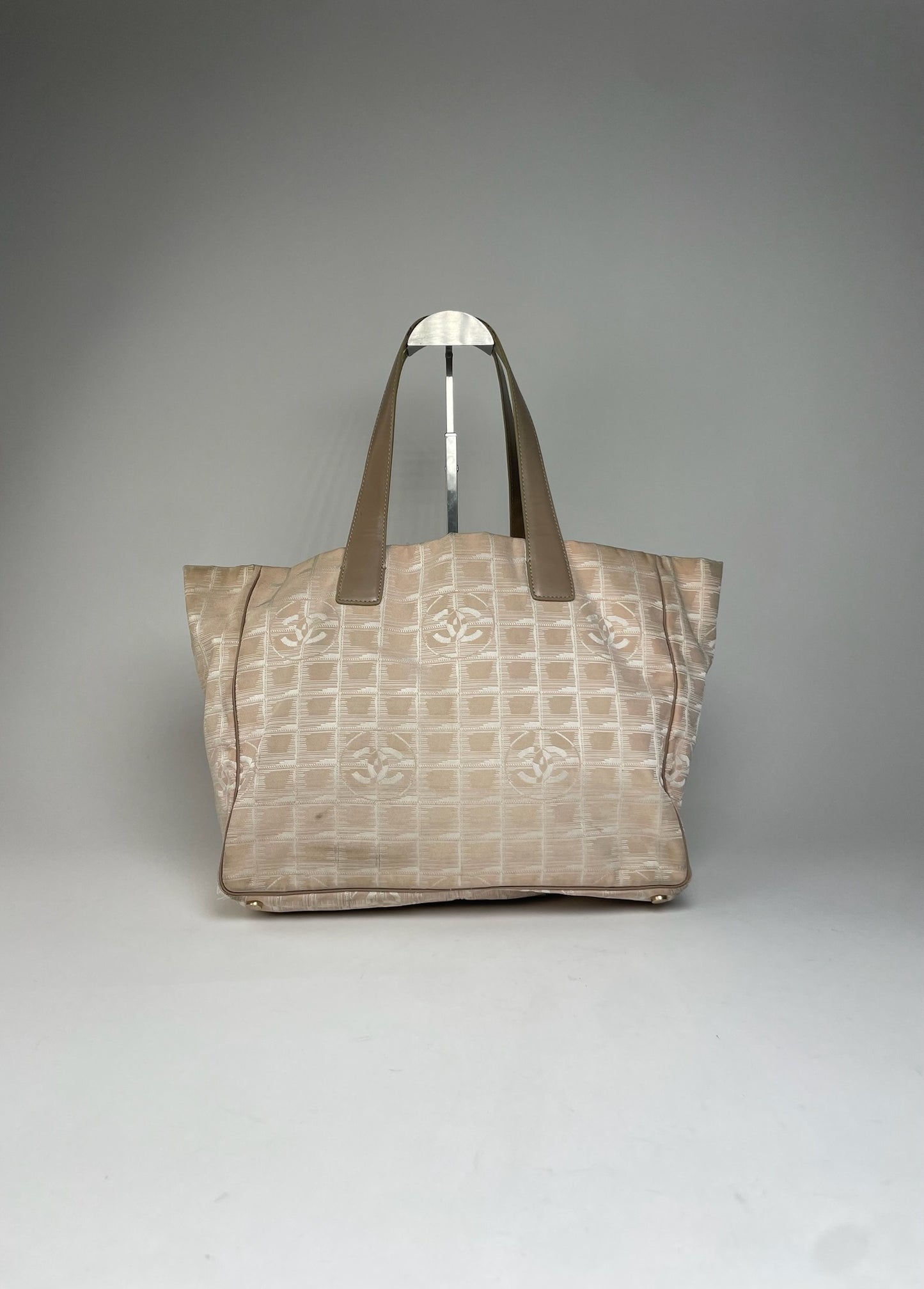 Vintage Chanel Tote Bag Beige