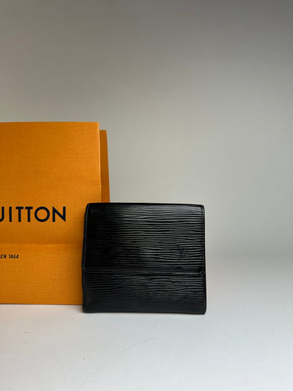 Vintage Louis Vuitton Epi Leather Bifold Wallet Black
