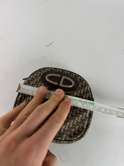 Vintage Dior Oblique Monogram Belt Bag Brown beige