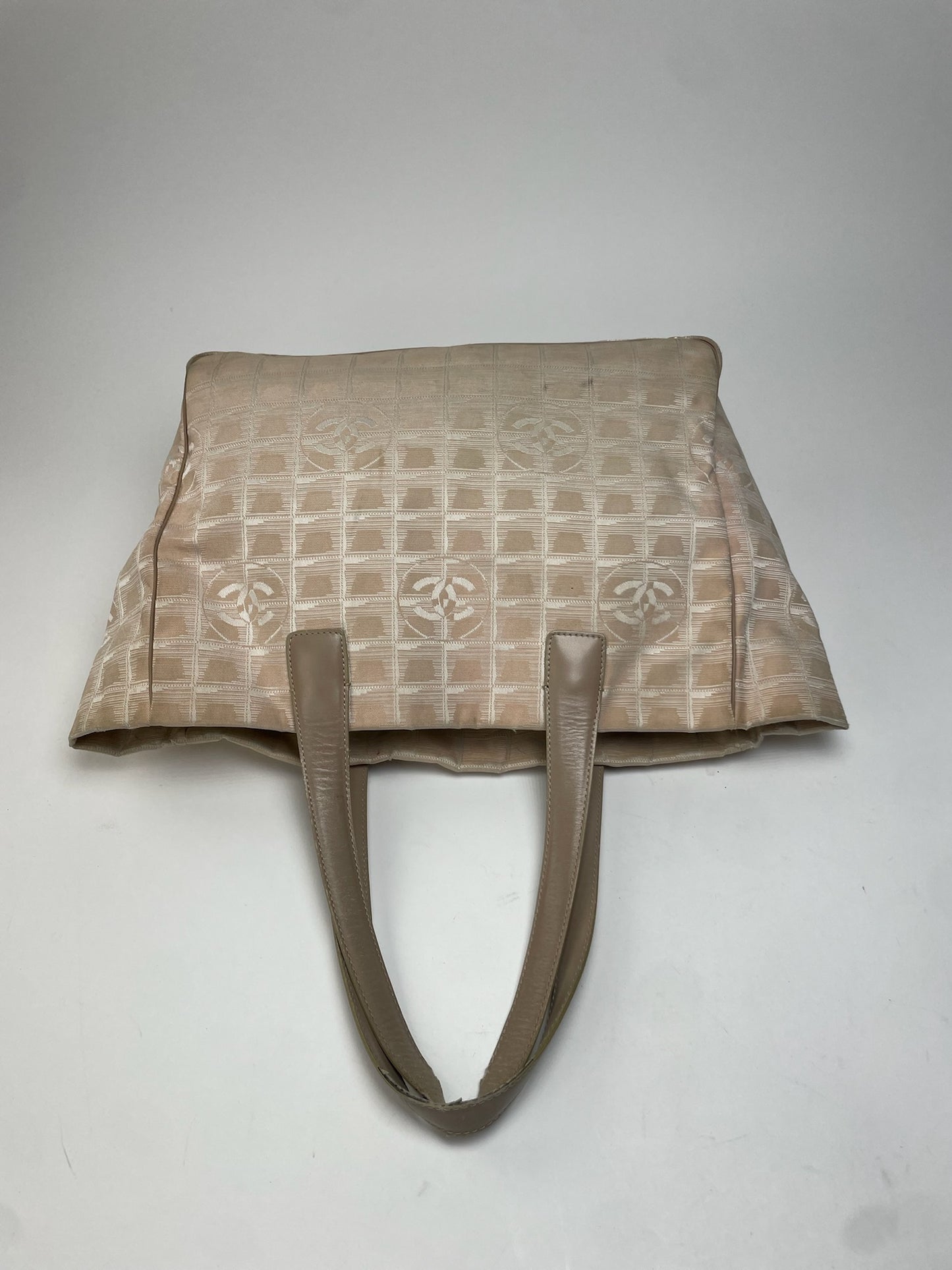 Vintage Chanel Tote Bag Beige