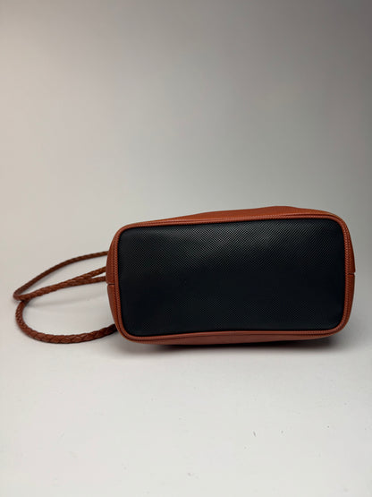 Vintage Bottega Veneta Leather shopper Bag black brown