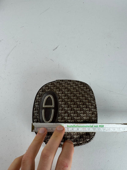 Vintage Dior Oblique Monogram Belt Bag Brown beige