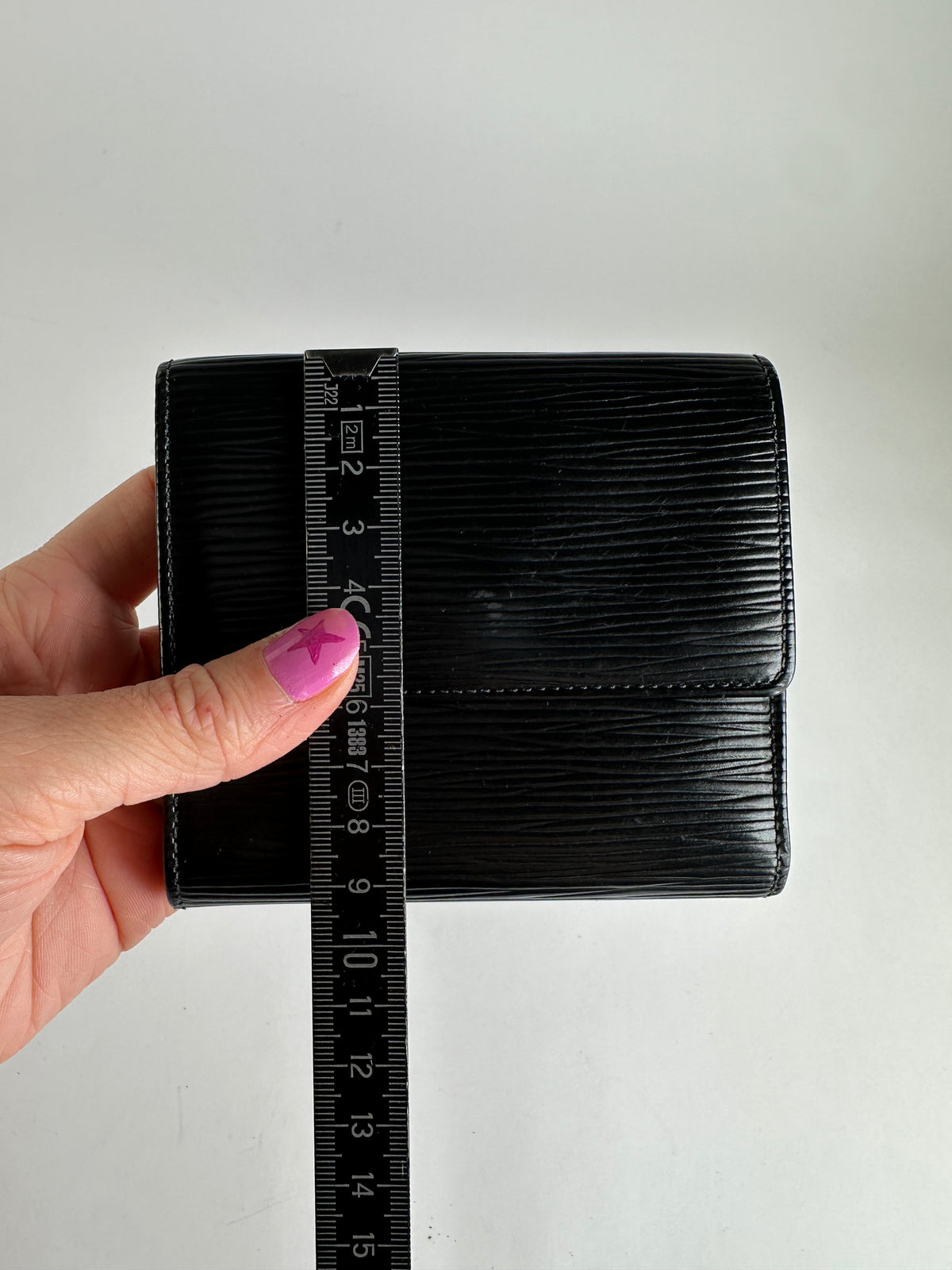 Vintage Louis Vuitton Epi Leather Bifold Wallet Black