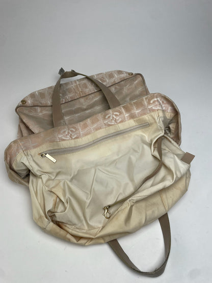 Vintage Chanel Tote Bag Beige