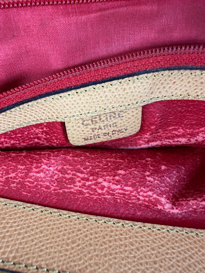 Vintage Celine Paris Handbag Beige