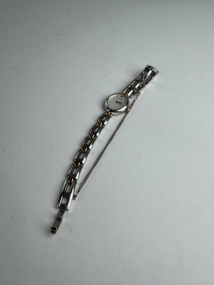 Vintage Courreges Quarz Watch Silver