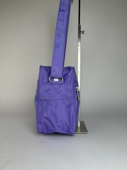 Vintage Courreges Multiway Monogram Polyester Bag Purple New With Tag