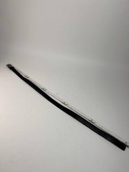 Vintage Dior Leather Belt black