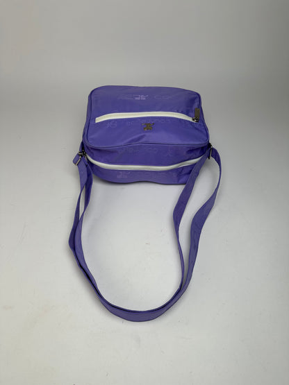 Vintage Courreges Multiway Monogram Polyester Bag Purple New With Tag