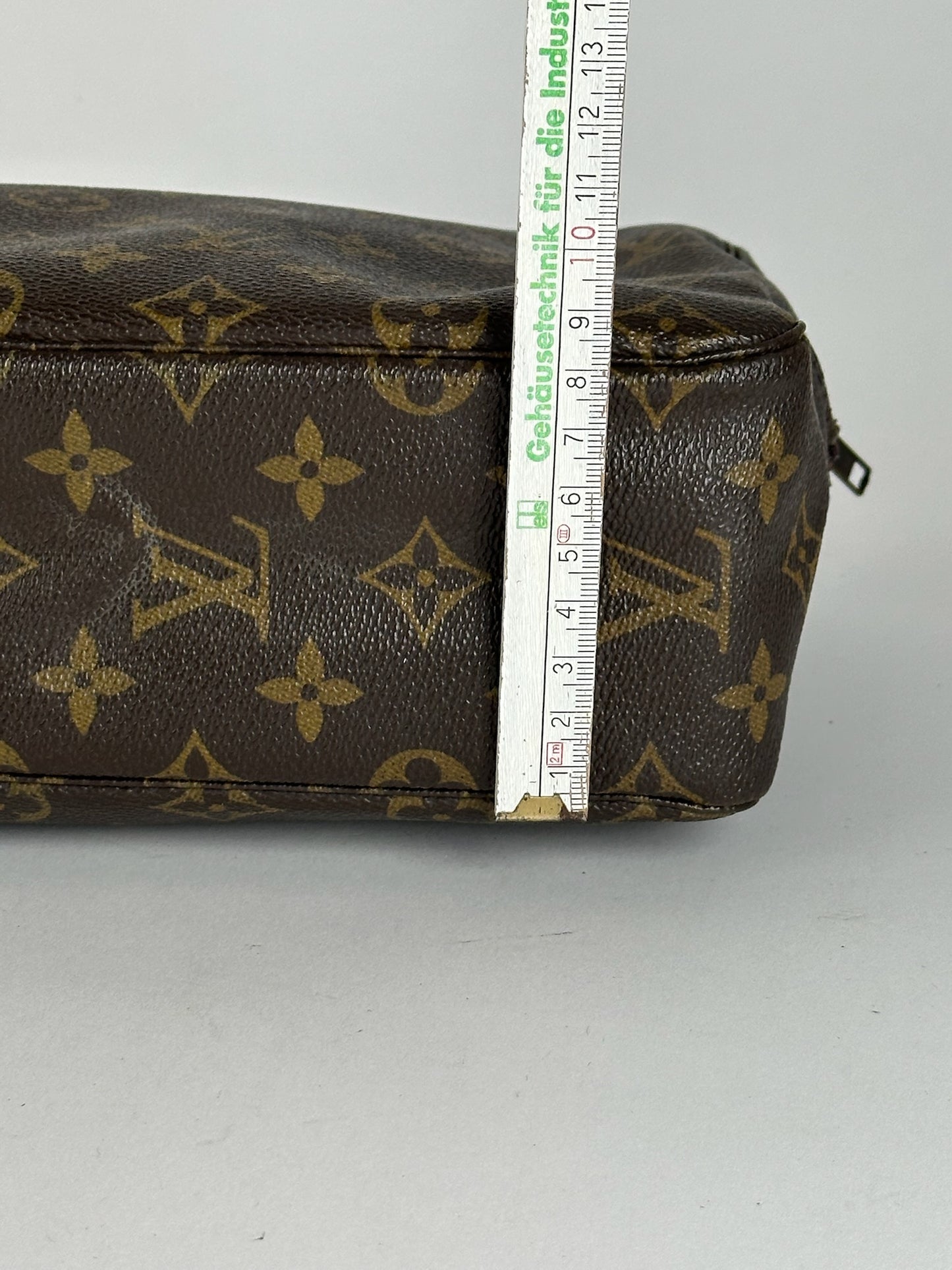Vintage Louis Vuitton Monogram Leather Clutch Brown