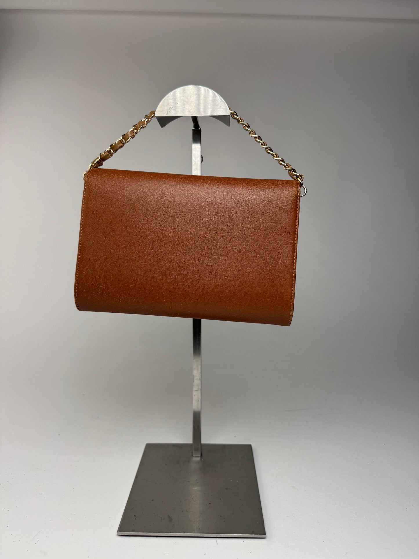 Sac vintage Givenchy 4G en cuir marron