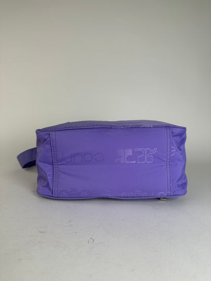 Vintage Courreges Multiway Monogram Polyester Bag Purple New With Tag