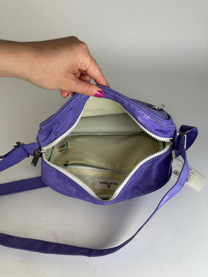 Vintage Courreges Multiway Monogram Polyester Bag Purple New With Tag