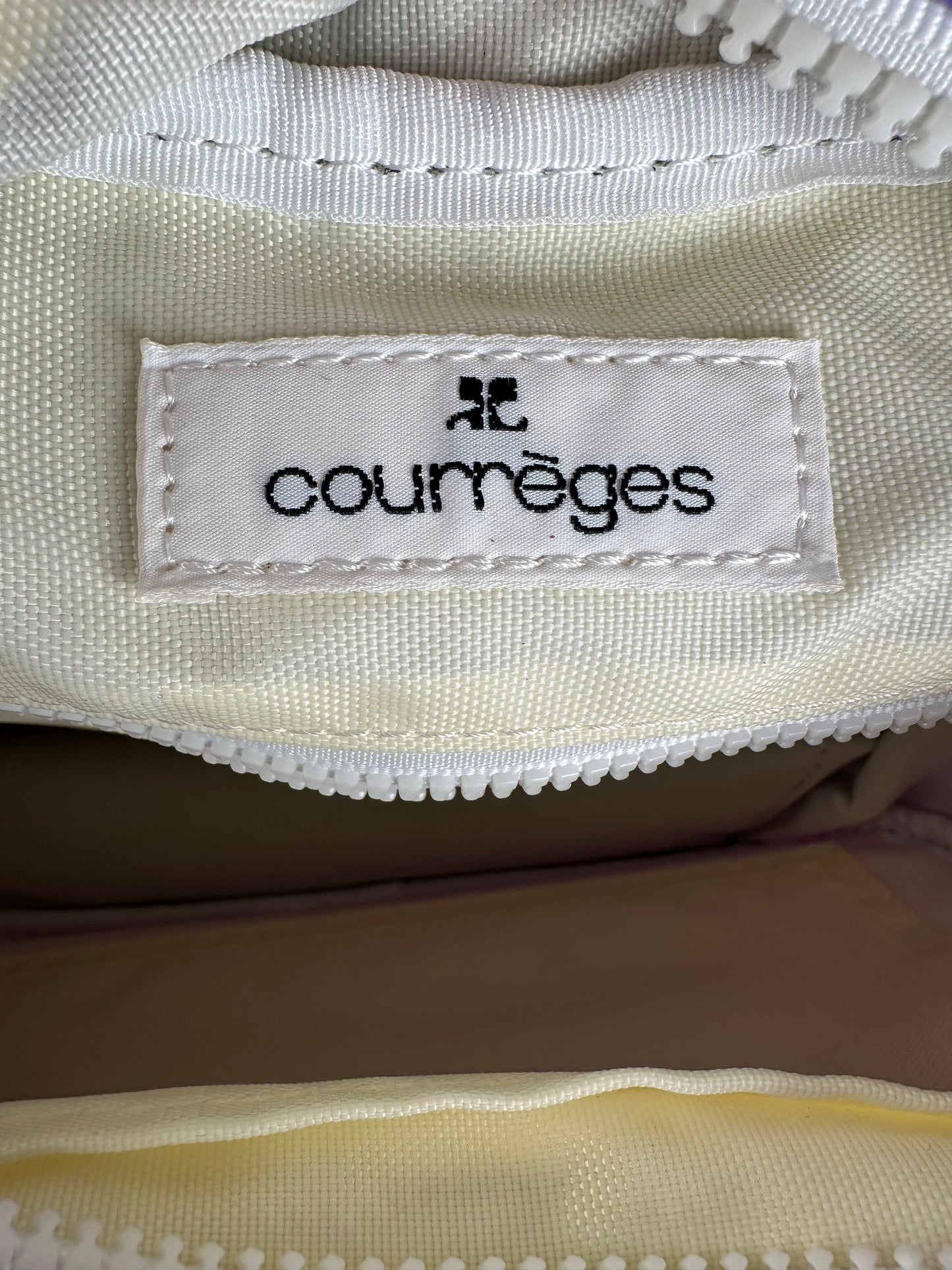 Vintage Courreges Multiway Monogram Polyester Bag Purple New With Tag