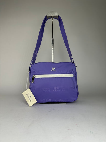 Vintage Courreges Multiway Monogram Polyester Bag Purple New With Tag
