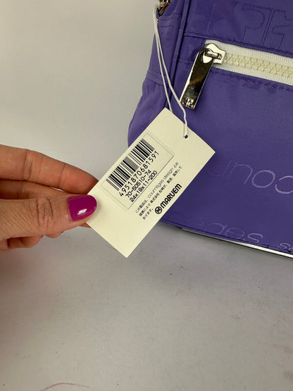 Vintage Courreges Multiway Monogram Polyester Bag Purple New With Tag
