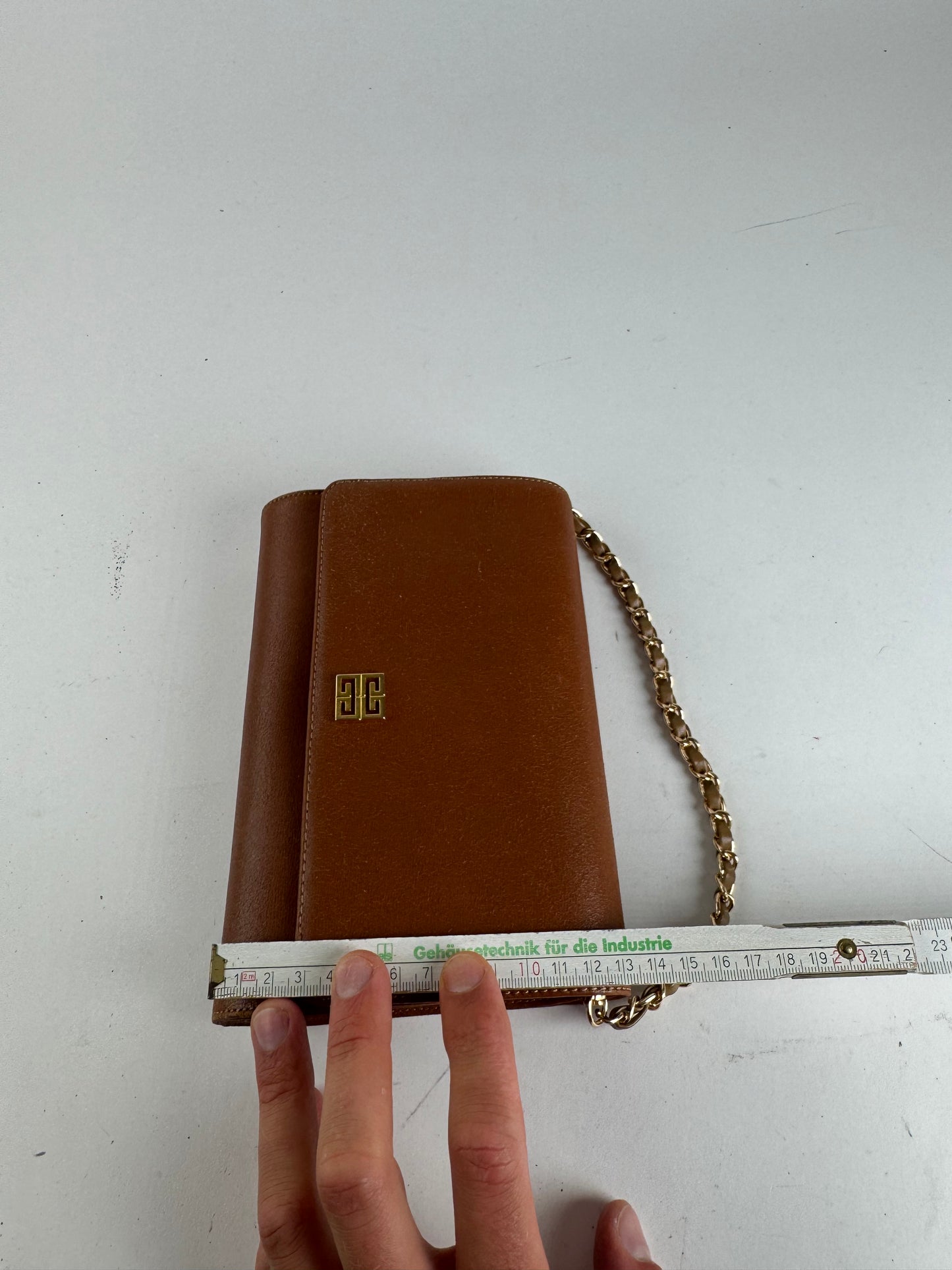 Sac vintage Givenchy 4G en cuir marron