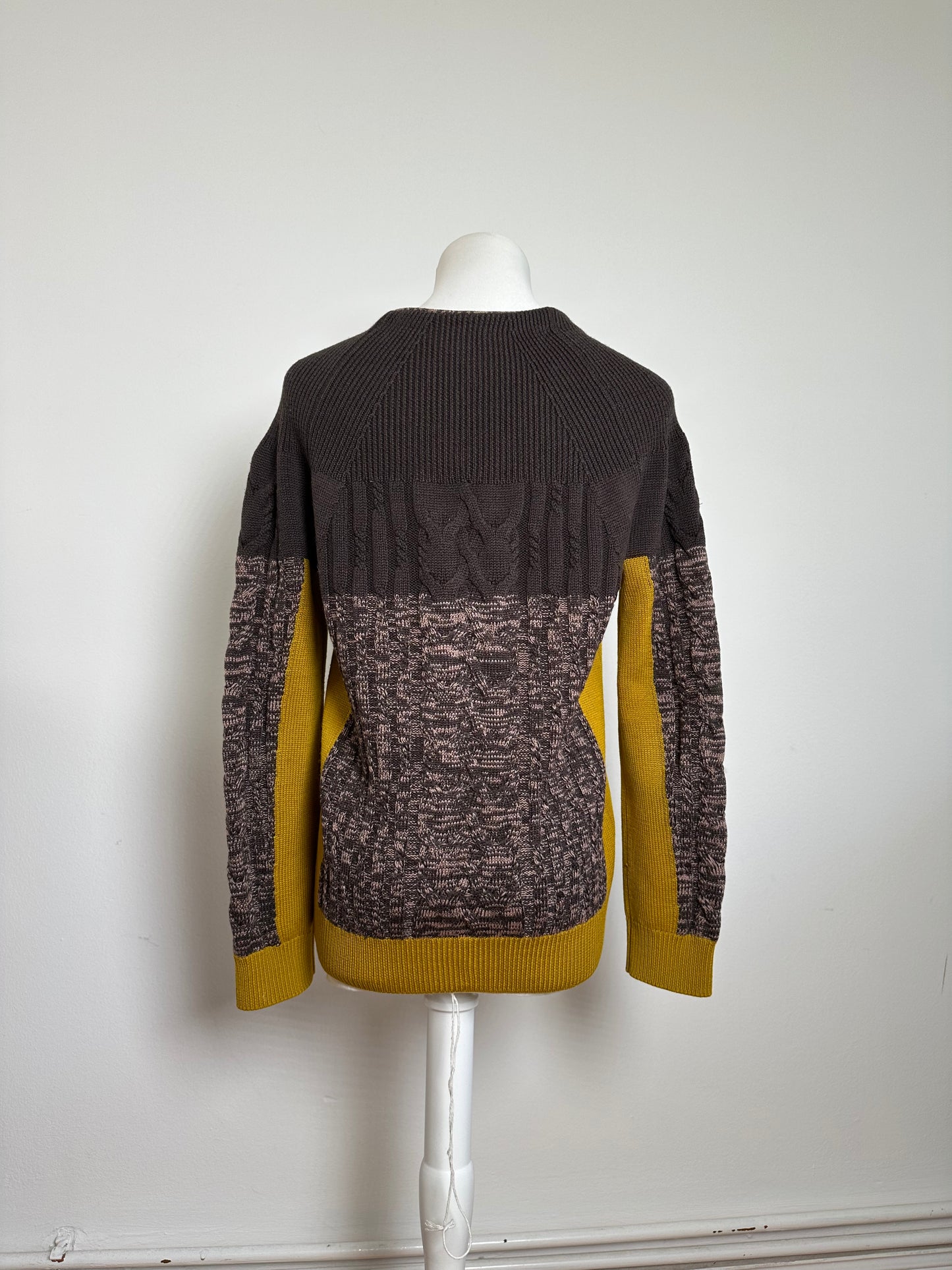 Vintage Etro Cardigan Brown Yellow M