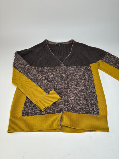 Vintage Etro Cardigan Brown Yellow M