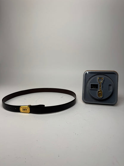 Vintage Dior Reversible Leather Belt Set Unisex