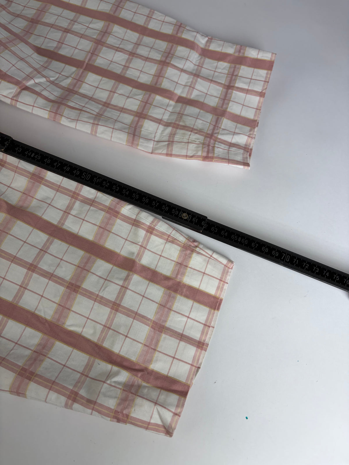 Vintage Chloe Plaid Trousers White Pink Yellow XS