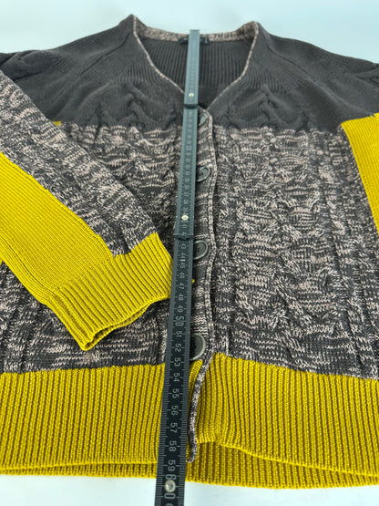 Vintage Etro Cardigan Brown Yellow M