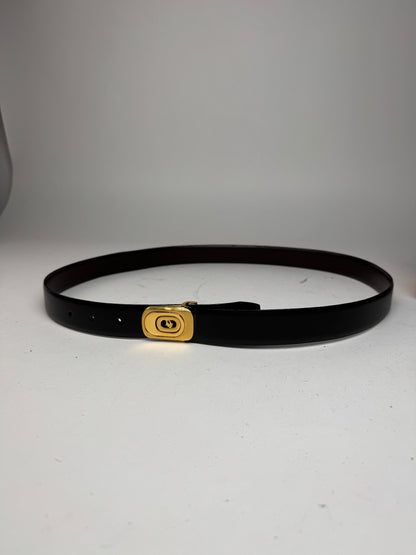 Vintage Dior Reversible Leather Belt Set Unisex