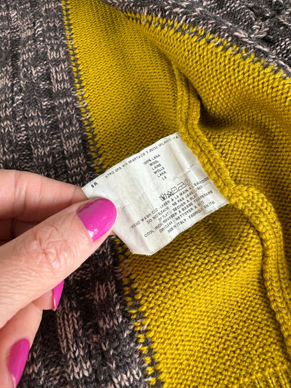 Vintage Etro Cardigan Brown Yellow M