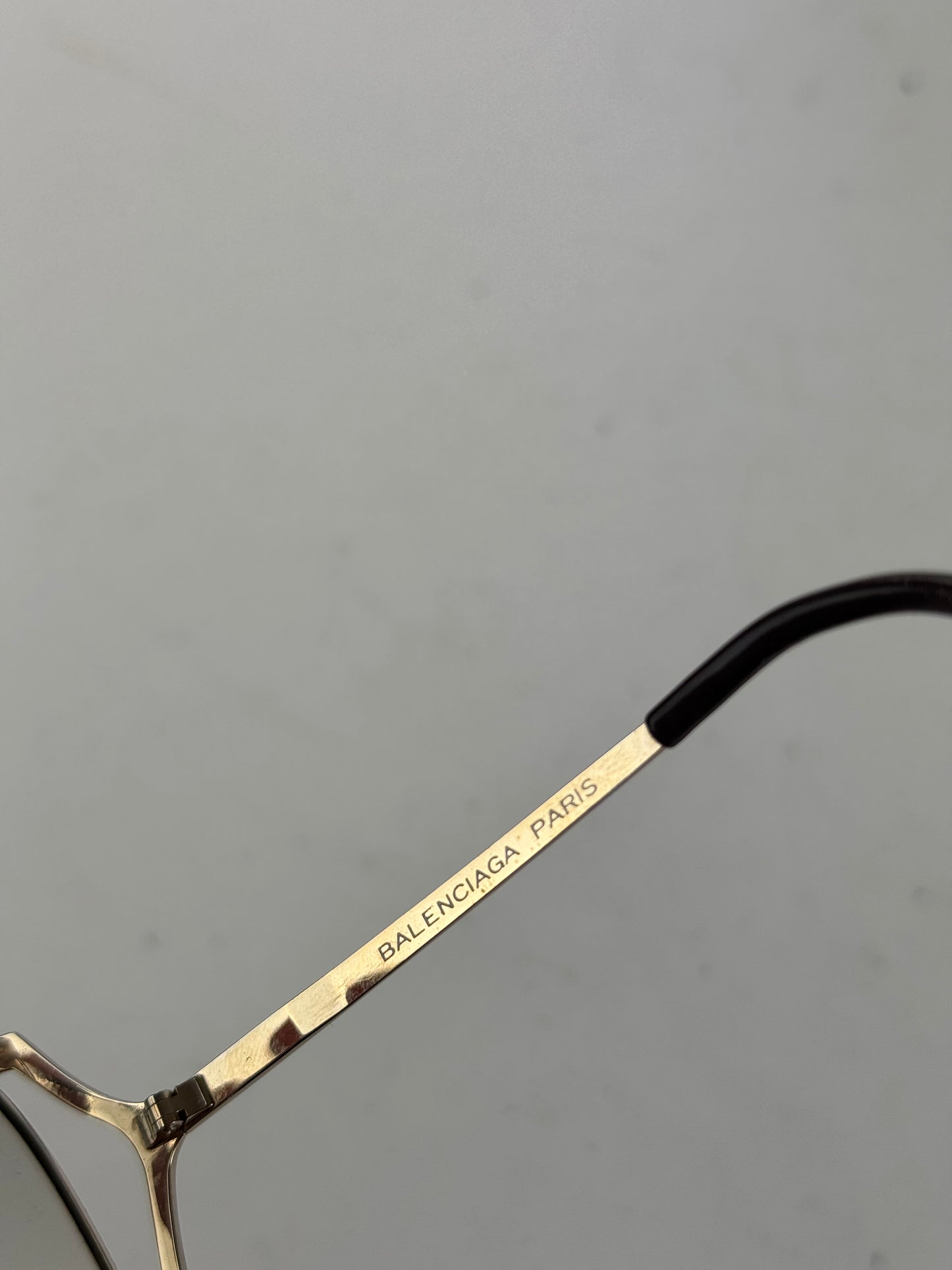 Vintage Balenciaga Metal Sunglasses