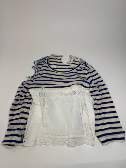 Vintage Comme Des Garcos Avantgarde Striped Top Navy White M