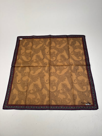 Vintage Dior Scarf Brown