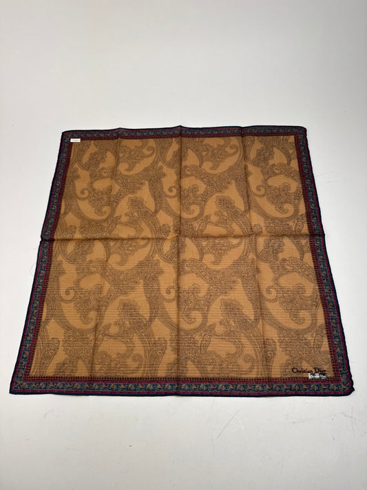 Vintage Dior Scarf Brown