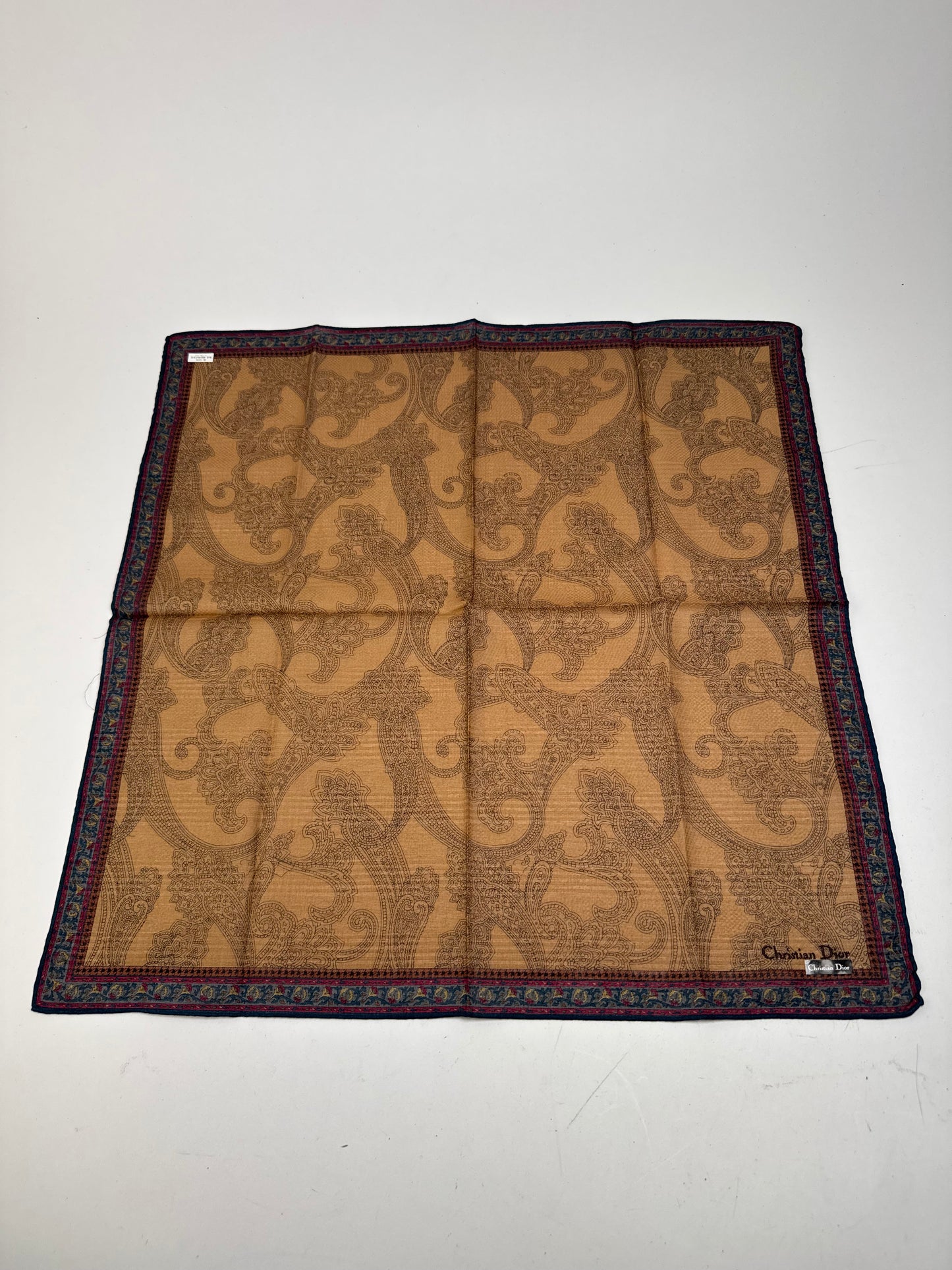 Vintage Dior Scarf Brown
