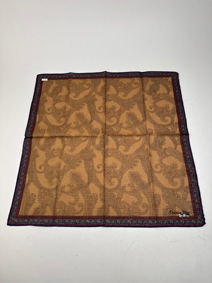 Vintage Dior Scarf Brown