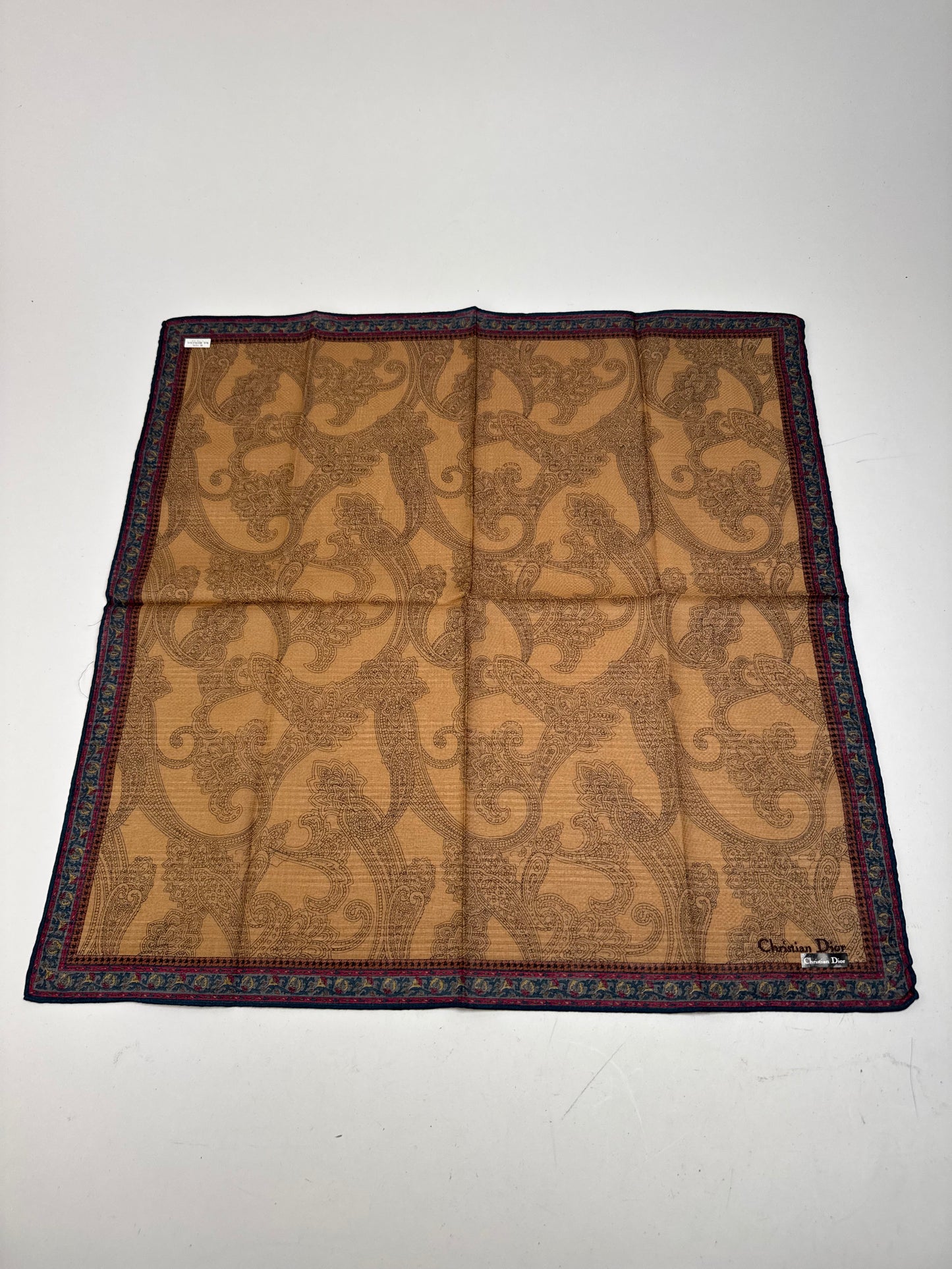 Vintage Dior Scarf Brown