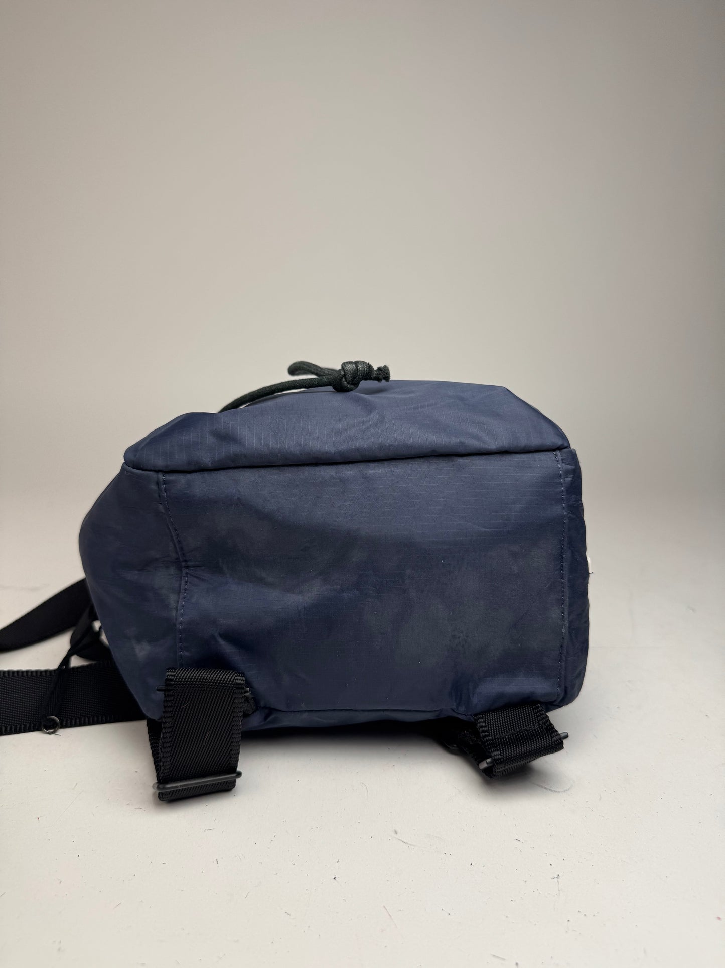 Vintage Courreges Polyester Backpack Navy Black