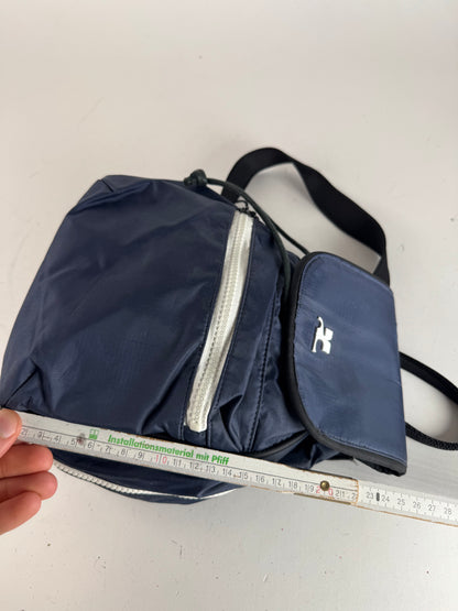 Vintage Courreges Polyester Backpack Navy Black