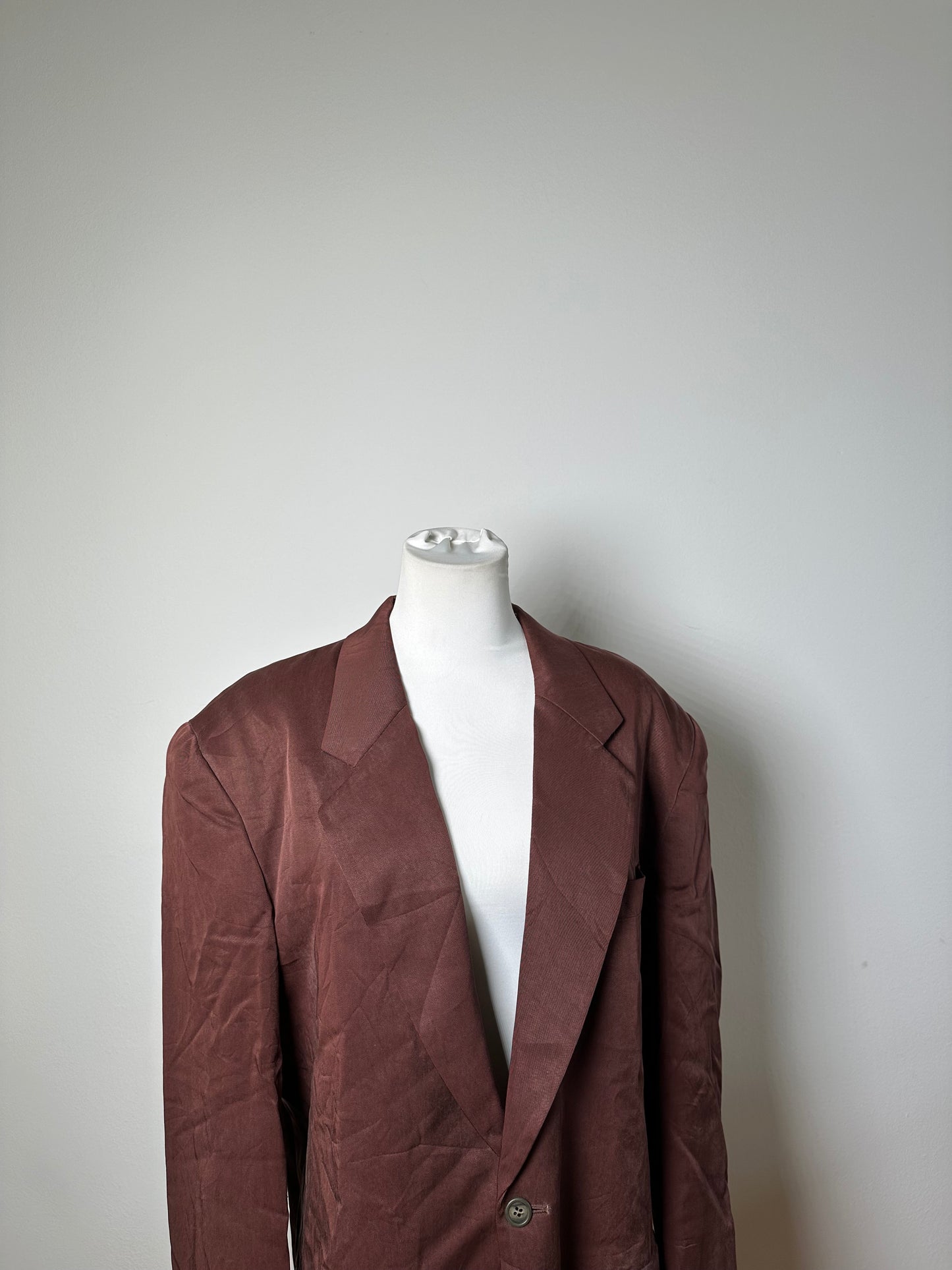 Vintage Dior Men's Blazer Burgundy Silver Buttons M