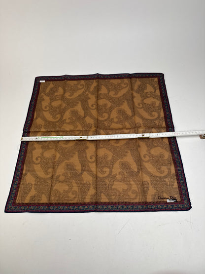 Vintage Dior Scarf Brown