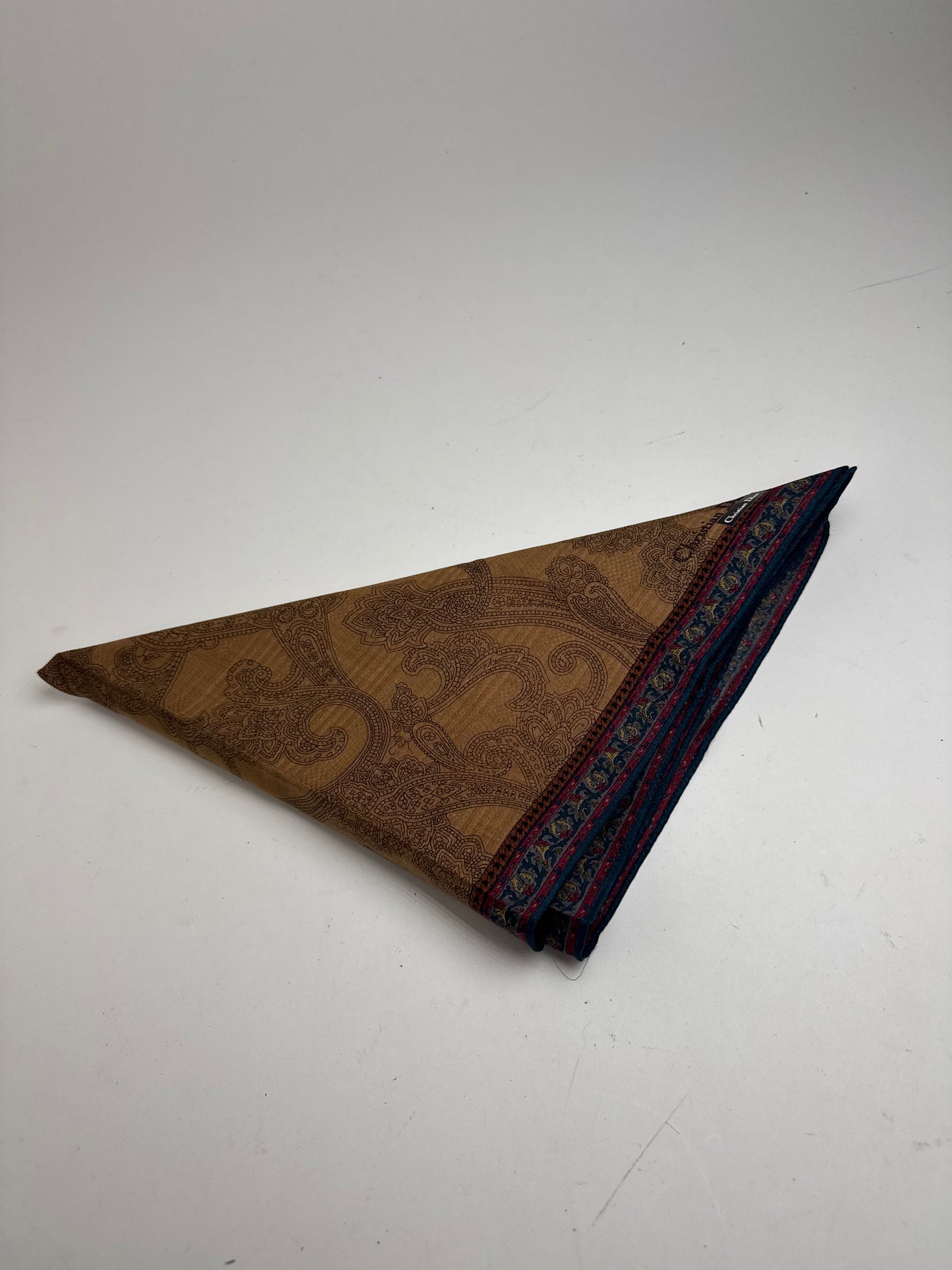 Vintage Dior Scarf Brown