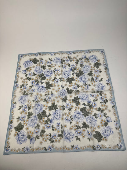 Vintage Dior Scarf Blue White