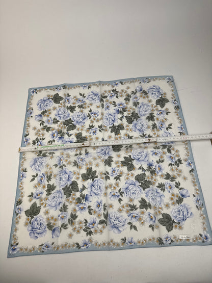 Vintage Dior Scarf Blue White